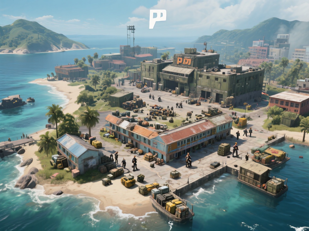 例如，在海岛地图中，P城和军事基地因物资丰富常成为